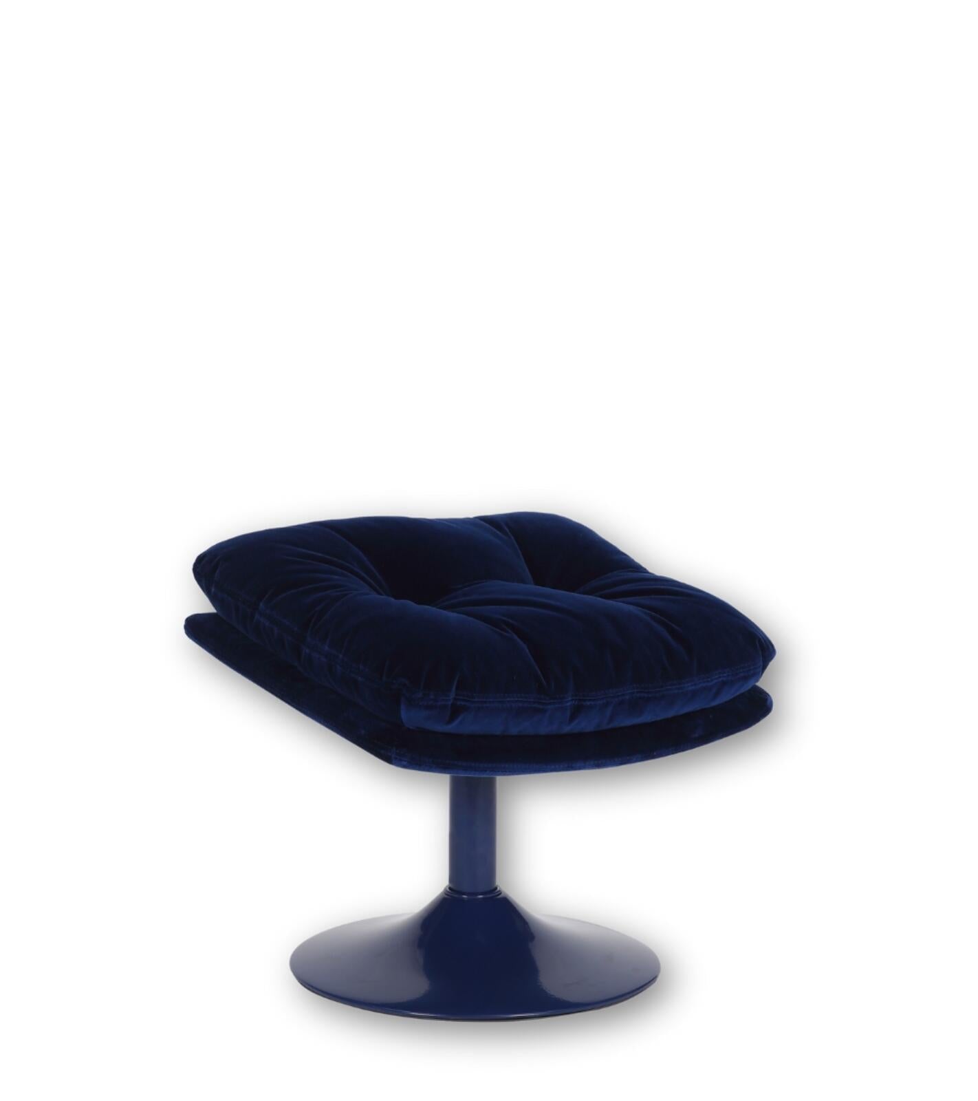 Poggiapiedi Memento POP Blu 45x50xH44cm - Blu