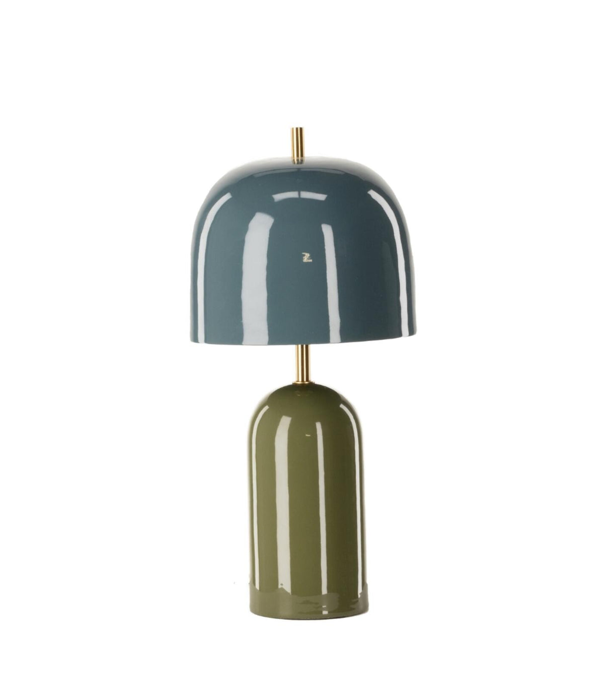 Lampada da tavolo Julia D20xH43cm - Blu/Kaki