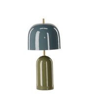 Lampada da tavolo Julia D20xH43cm - Blu/Kaki