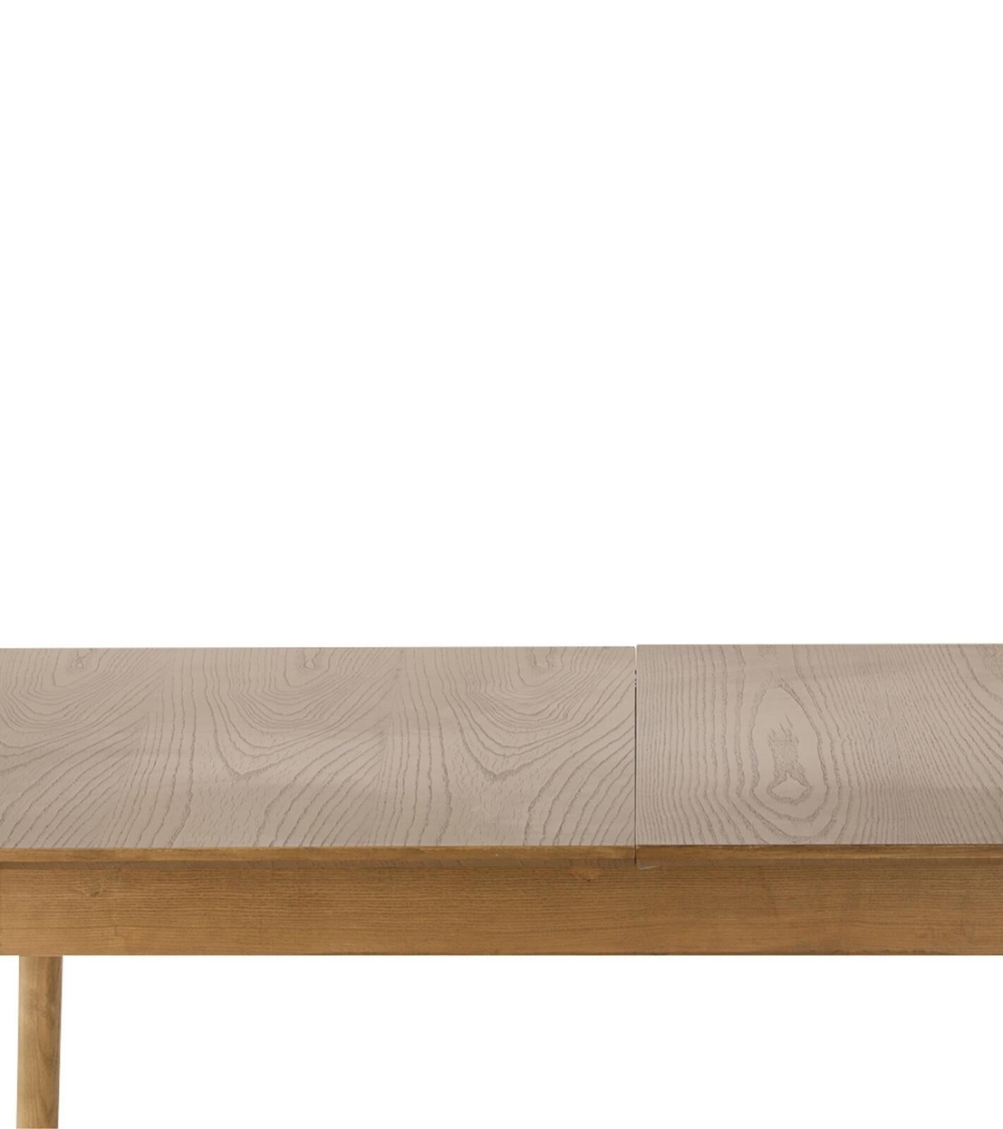 Tavolo da pranzo allungabile Kassel Naturale 140(~190)x90xH75cm