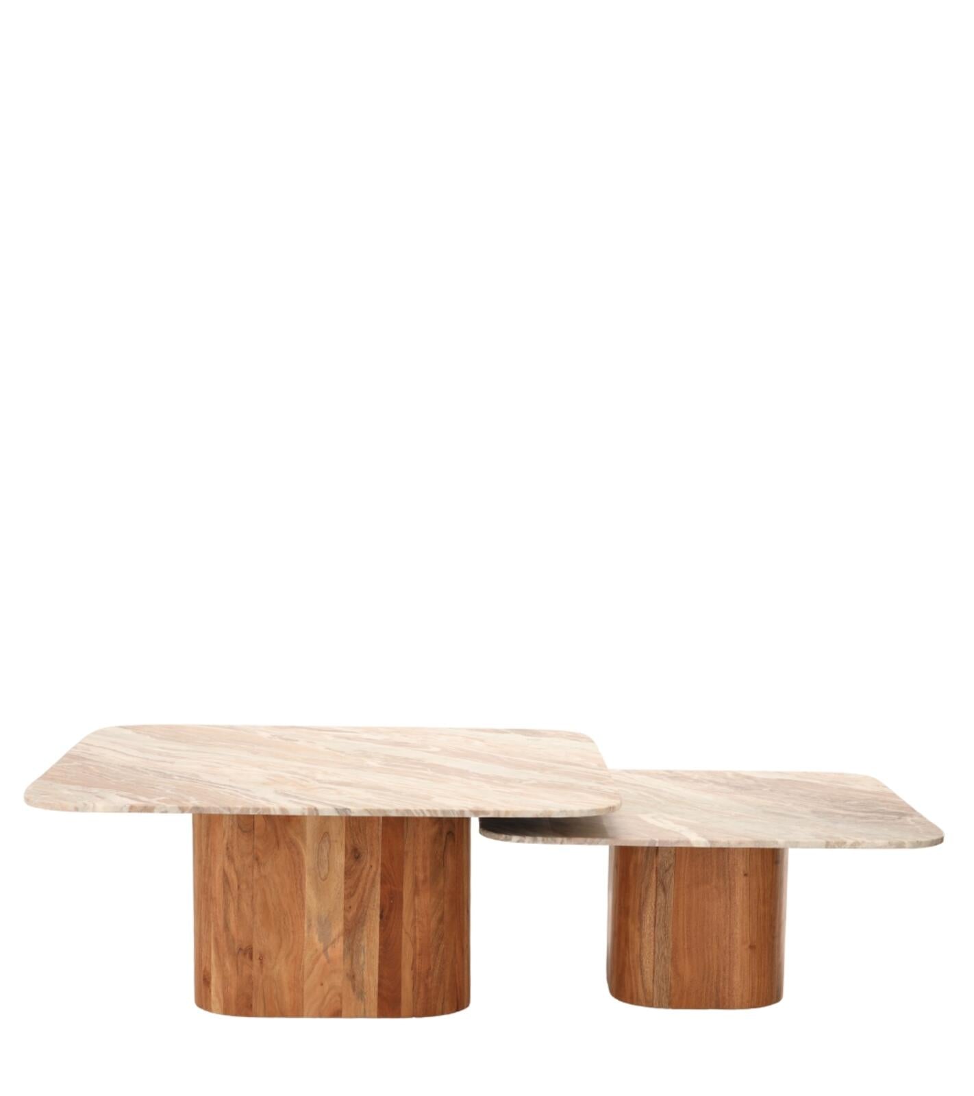 Set di tavolini Bellac S/2 100xH41cm