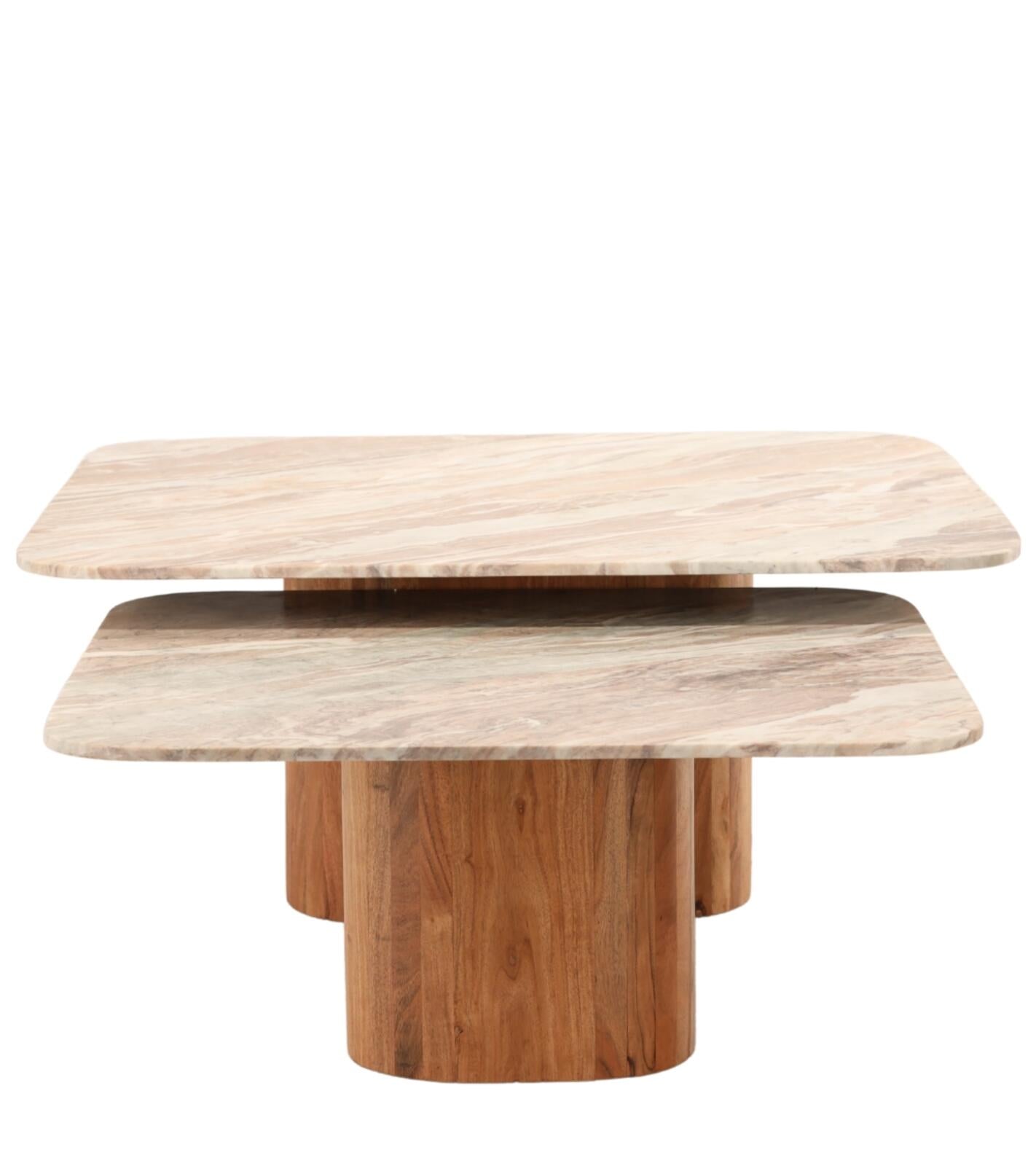 Set di tavolini Bellac S/2 100xH41cm