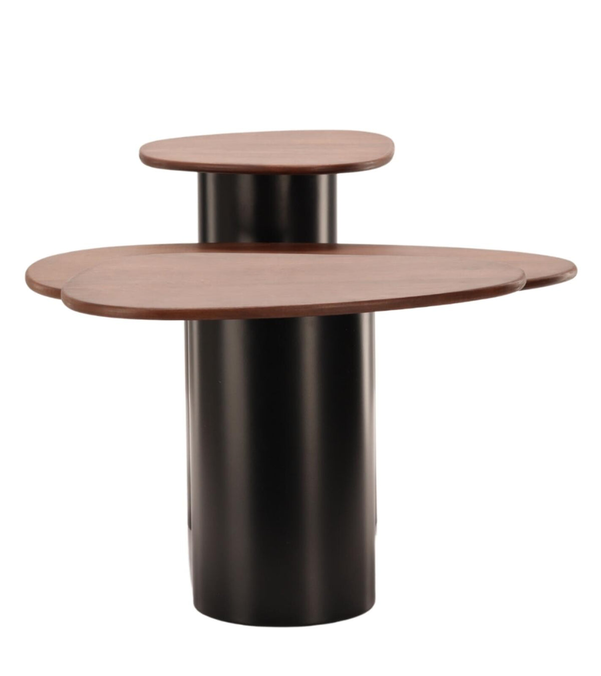 Set di tavolini Vega legno set da 3 73x57xH44cm