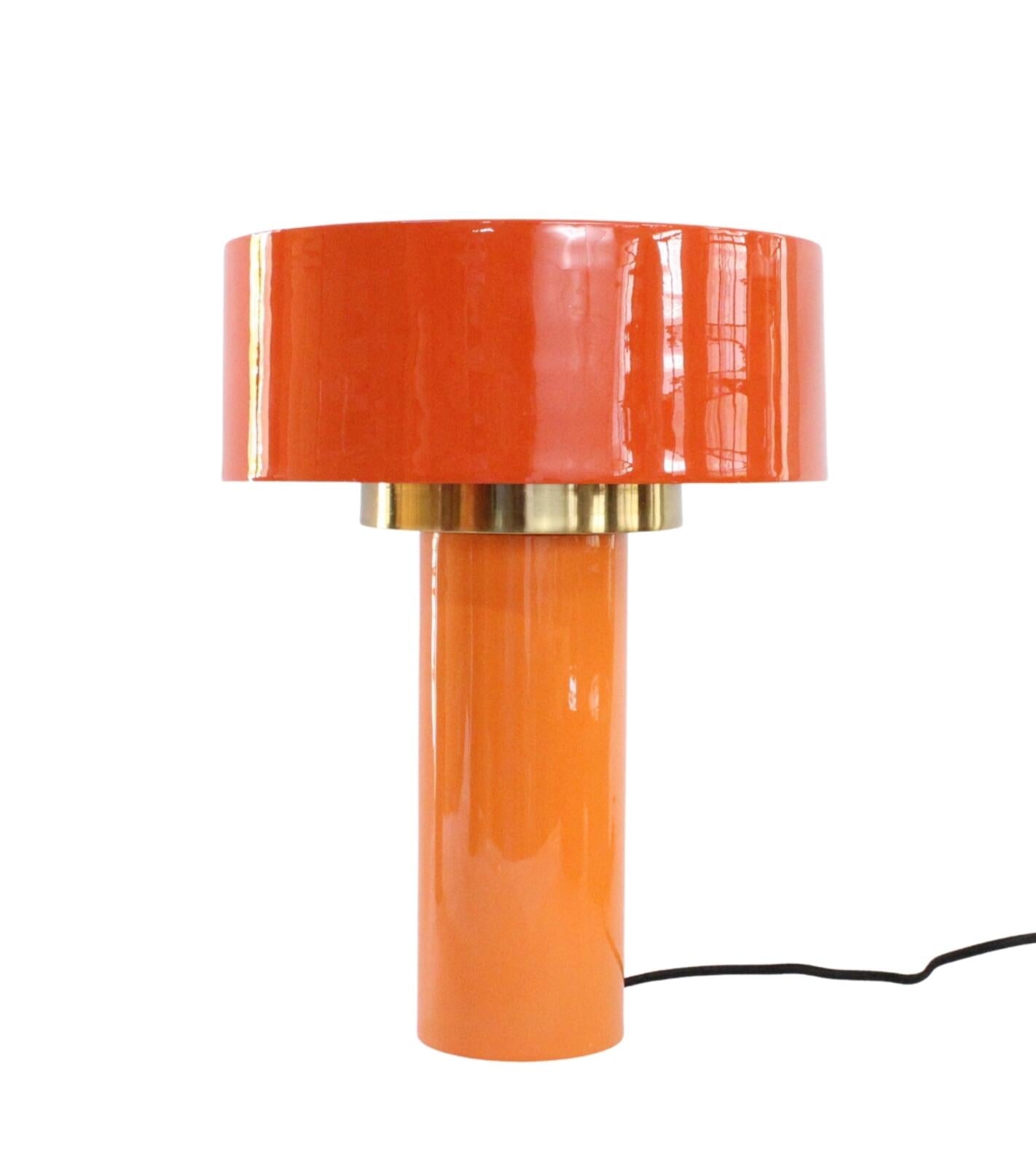Lampada da tavolo Igli D30xH40cm - Arancione