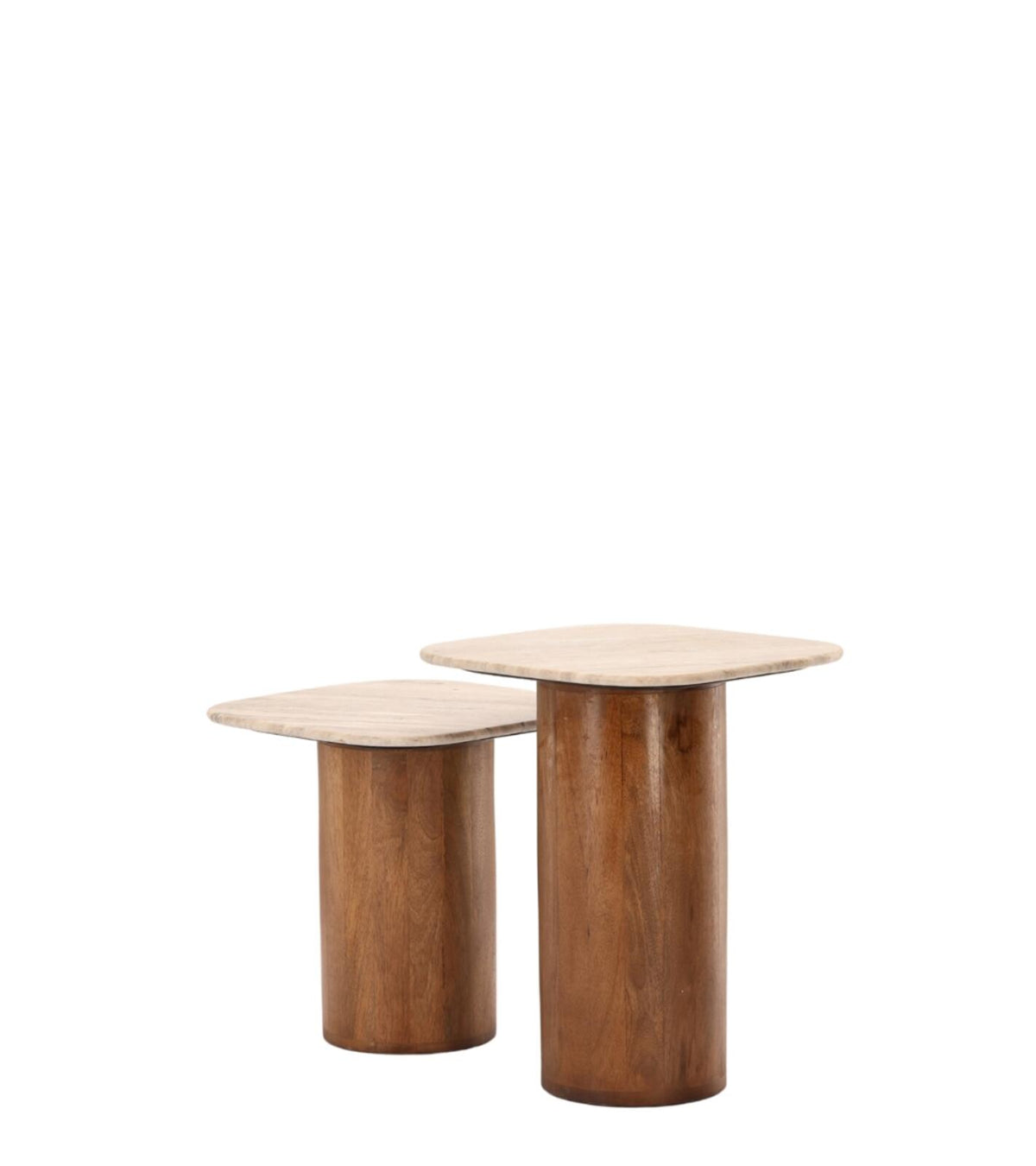 Set di tavolini Bern S/2 40x40xH50cm