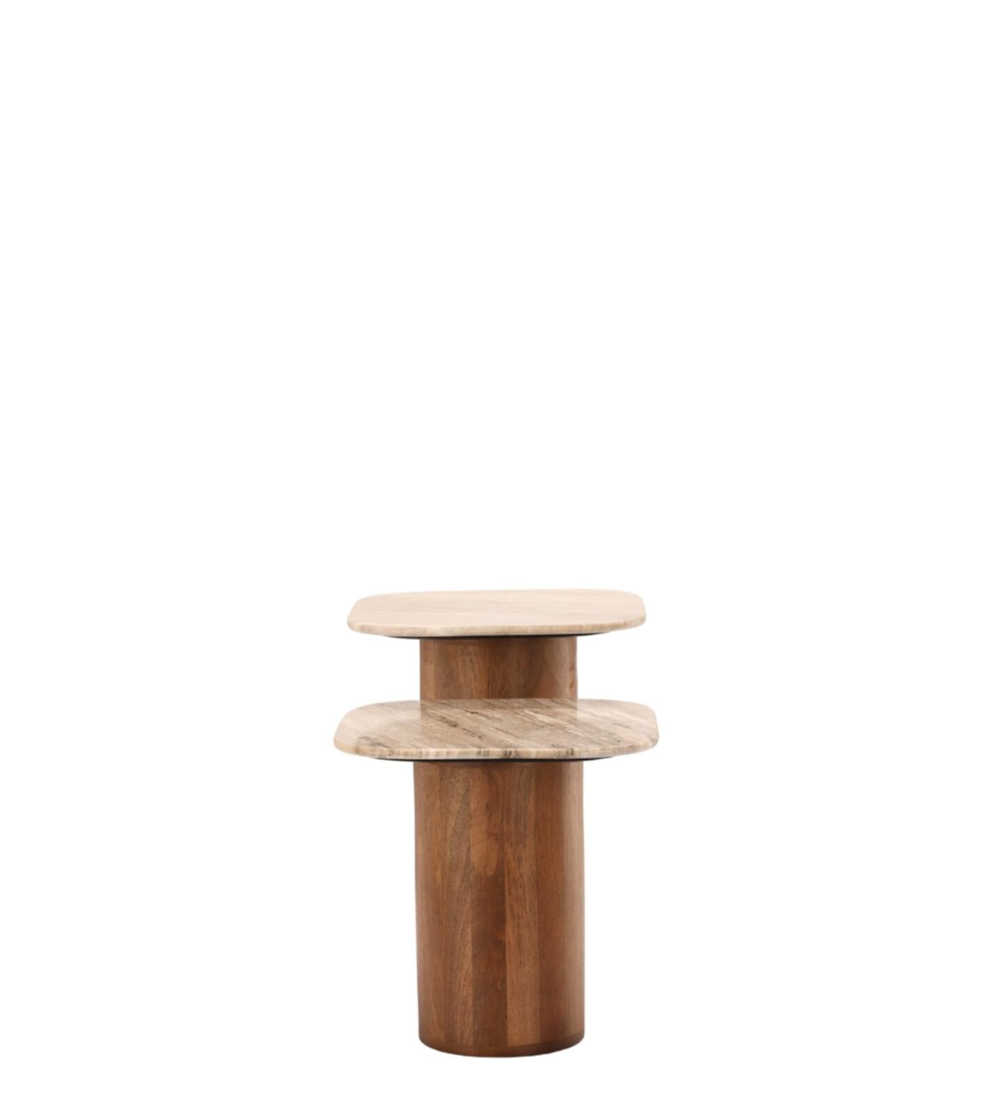 Set di tavolini Bern S/2 40x40xH50cm