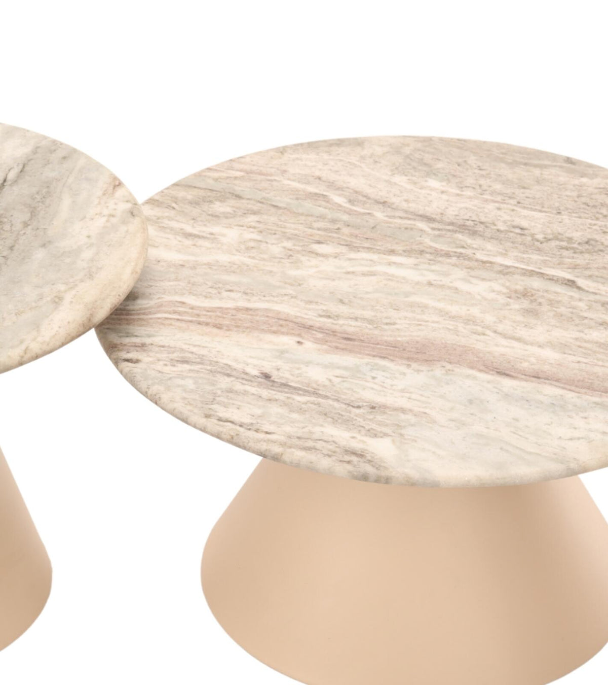 Set di tavolini Lanot S/2 D60xH30cm