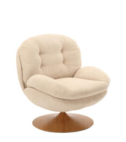 Poltrona Memento RETRO gamba naturale 81x86xH83cm - Beige