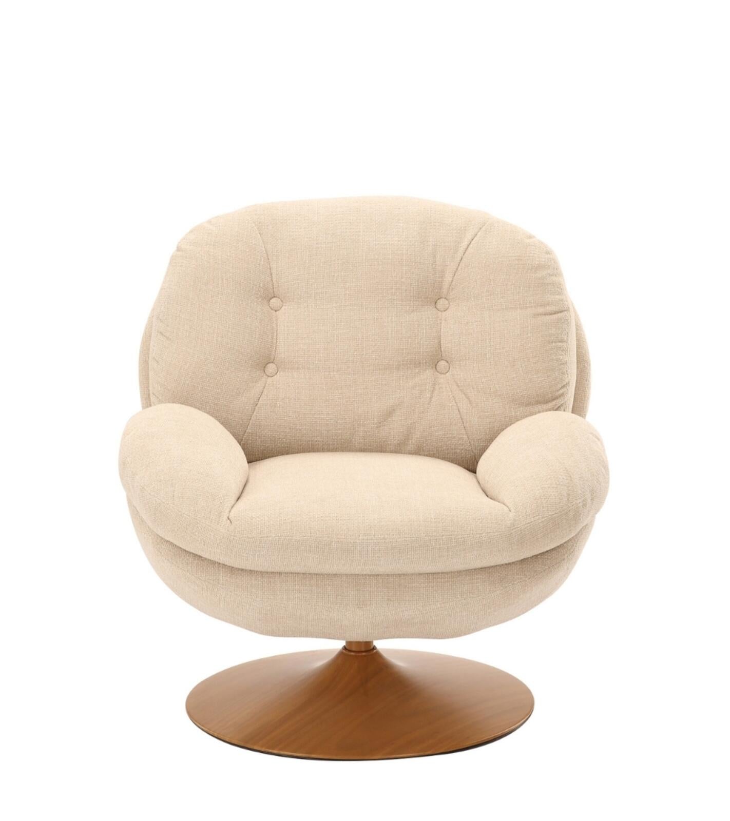 Poltrona Memento RETRO gamba naturale 81x86xH83cm