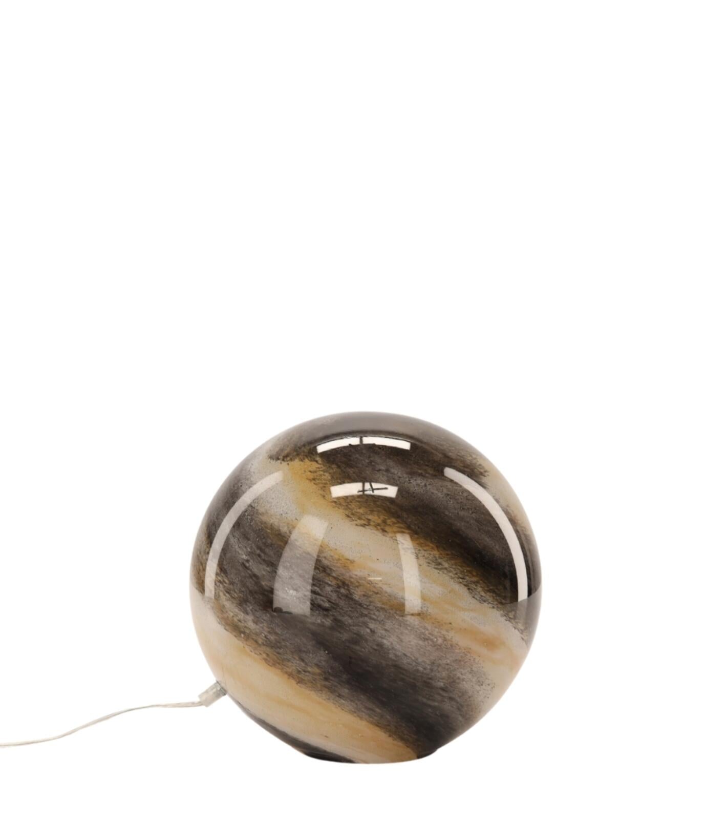 Lampada da tavolo Nebula D29cm - Beige e Bruno