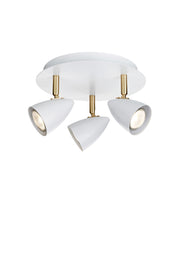 CIRO Soffitto 3L Bianco/Ottone