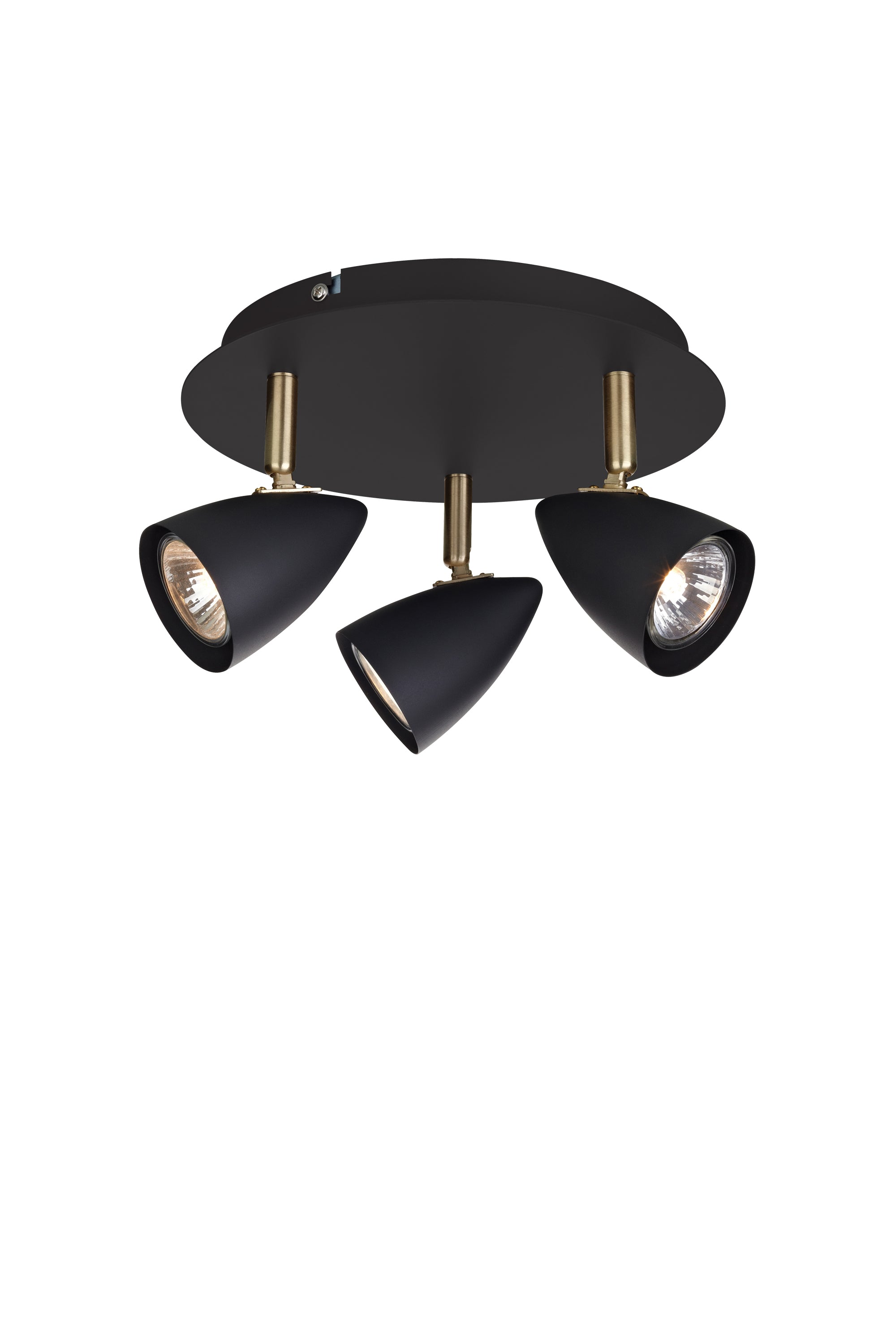CIRO Soffitto 3L Nero/Ottone