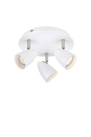 CIRO Soffitto 3L Bianco/Acciaio