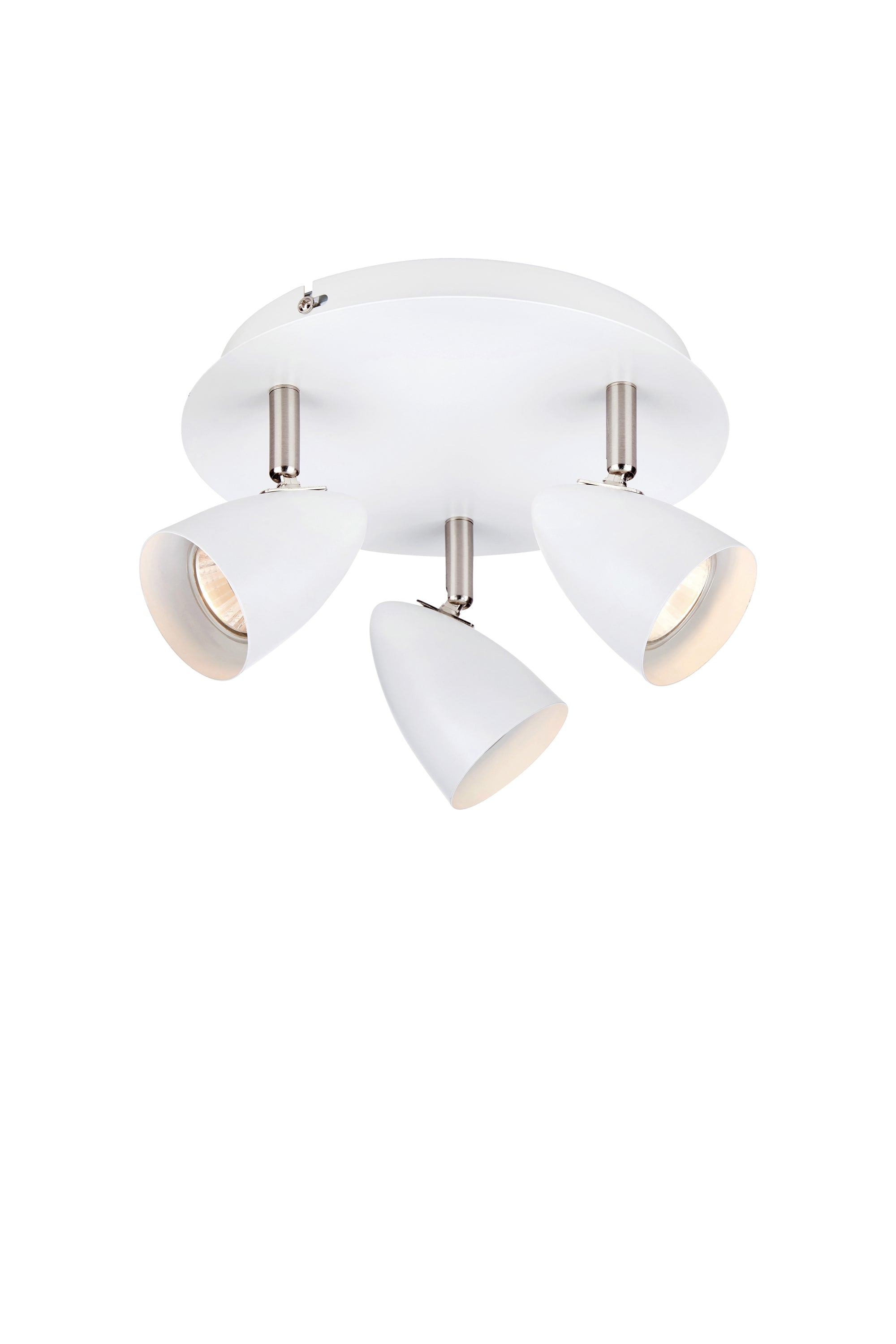 CIRO Soffitto 3L Bianco/Acciaio