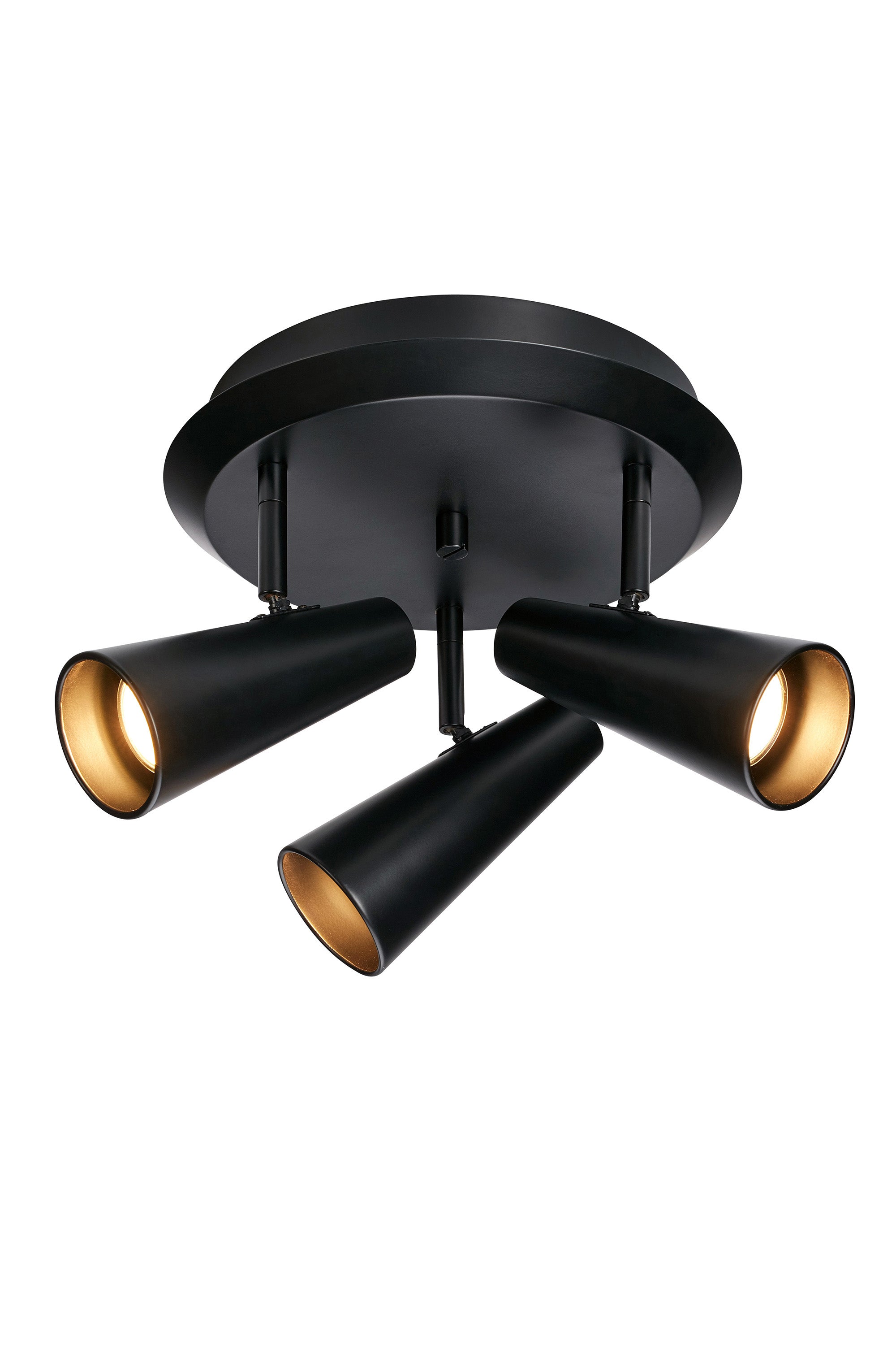 CREST Soffitto 3L Rotondo Nero
