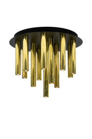 GOCCE Soffitto 13L Ottone grezzo/Nero