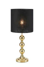 Lampada da tavolo OCTO 1L Ottone/Nero