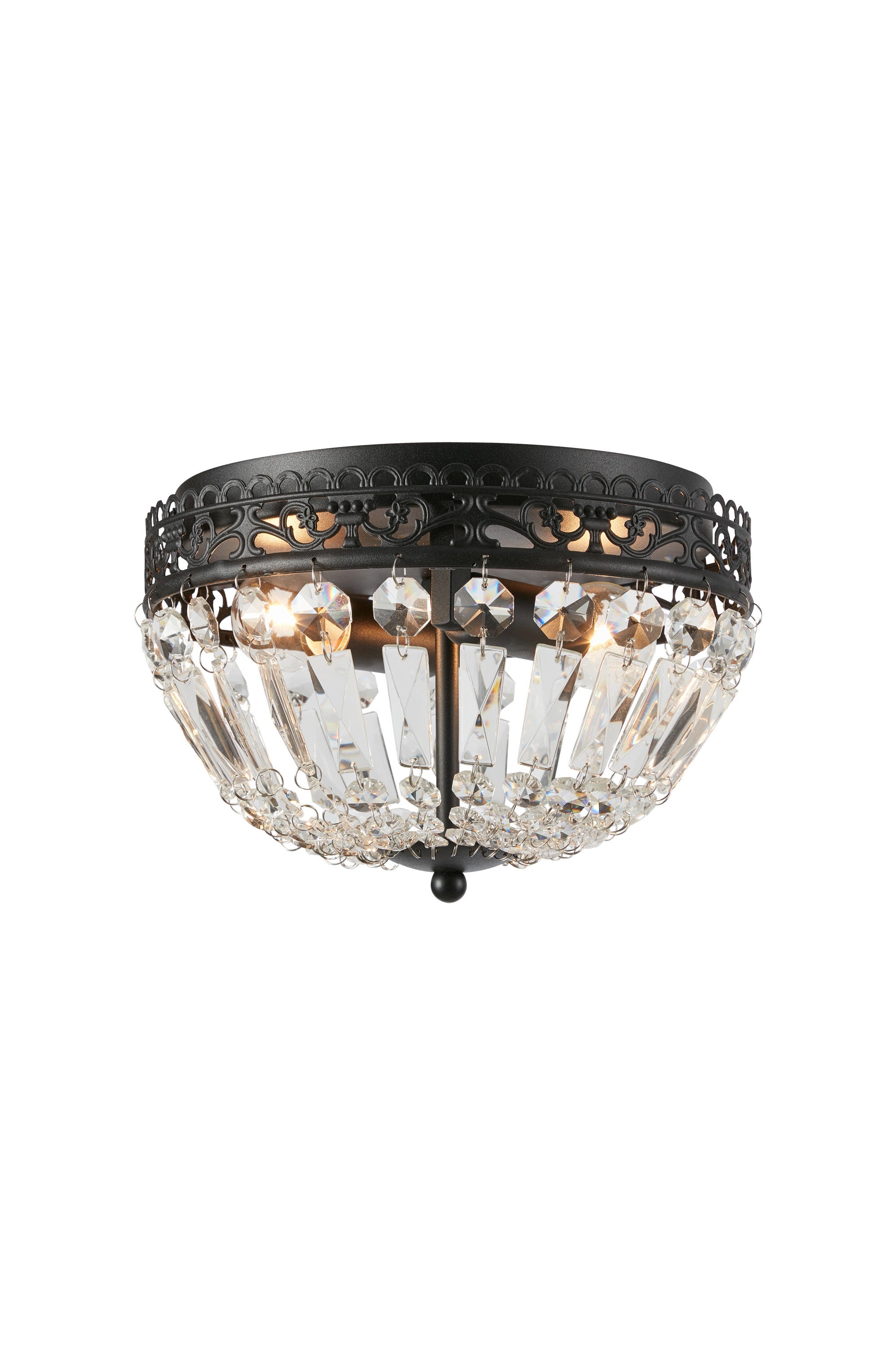 ETIENNE Soffitto 2L Nero/MC IP21