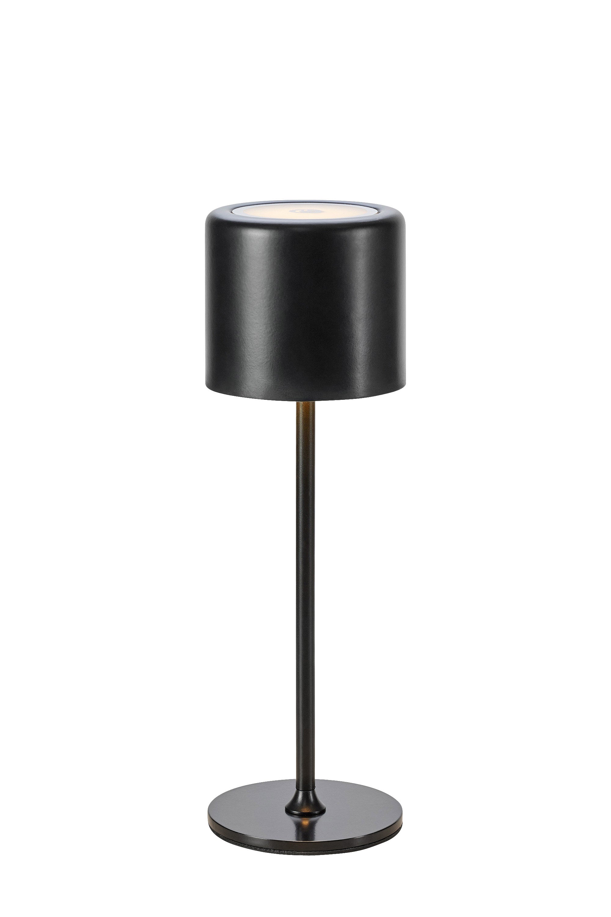 FILO Ricaricabile Lampada da tavolo Nero Opaco B/O