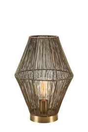 CASA Lampada da tavolo 1L Ottone Antico