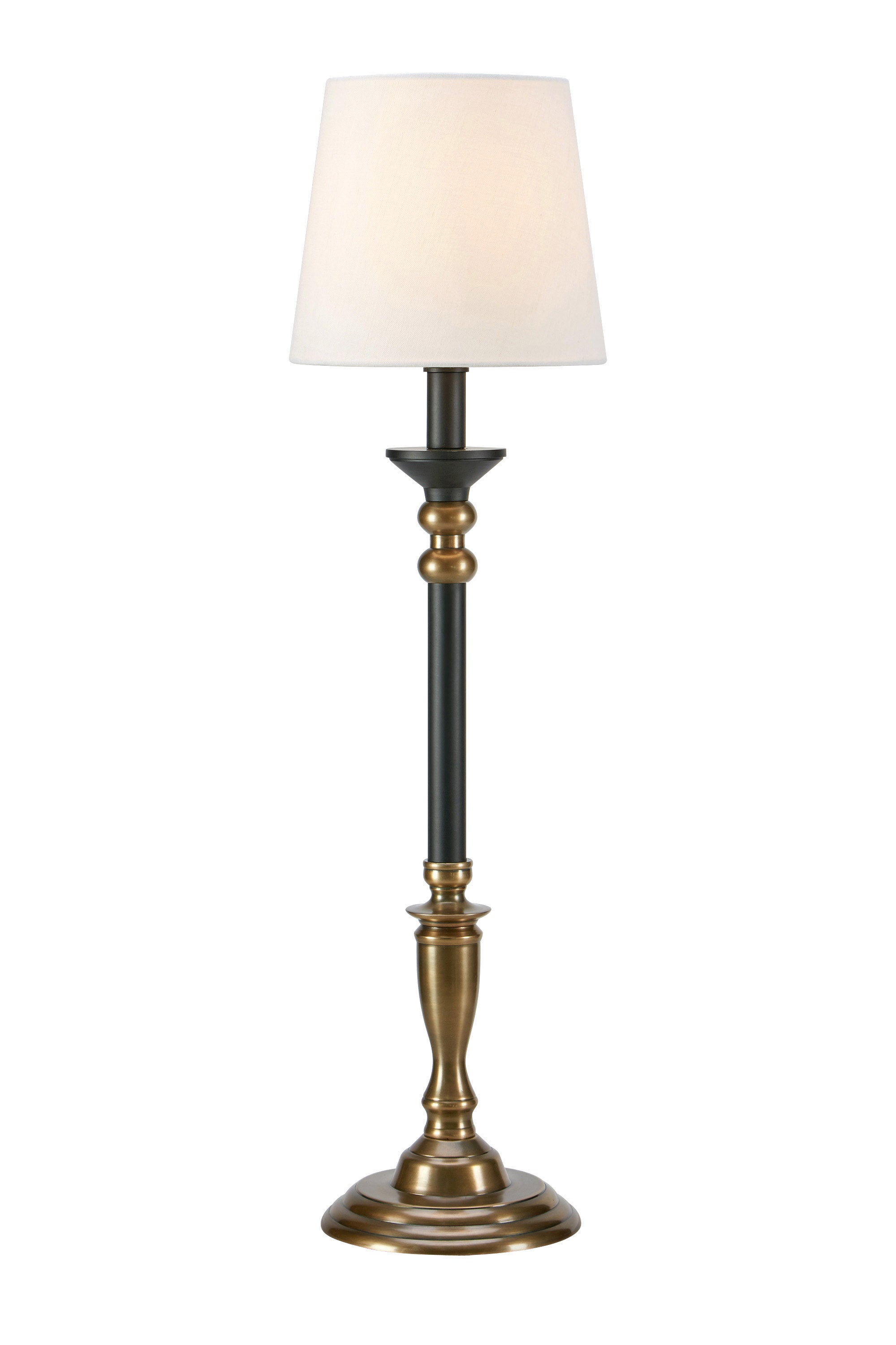 GENT Lampada da tavolo 1L Antico/Nero/Bianco sporco