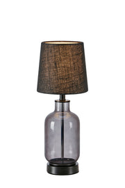 COSTERO Lampada da tavolo 1L 43cm Fumo/Nero