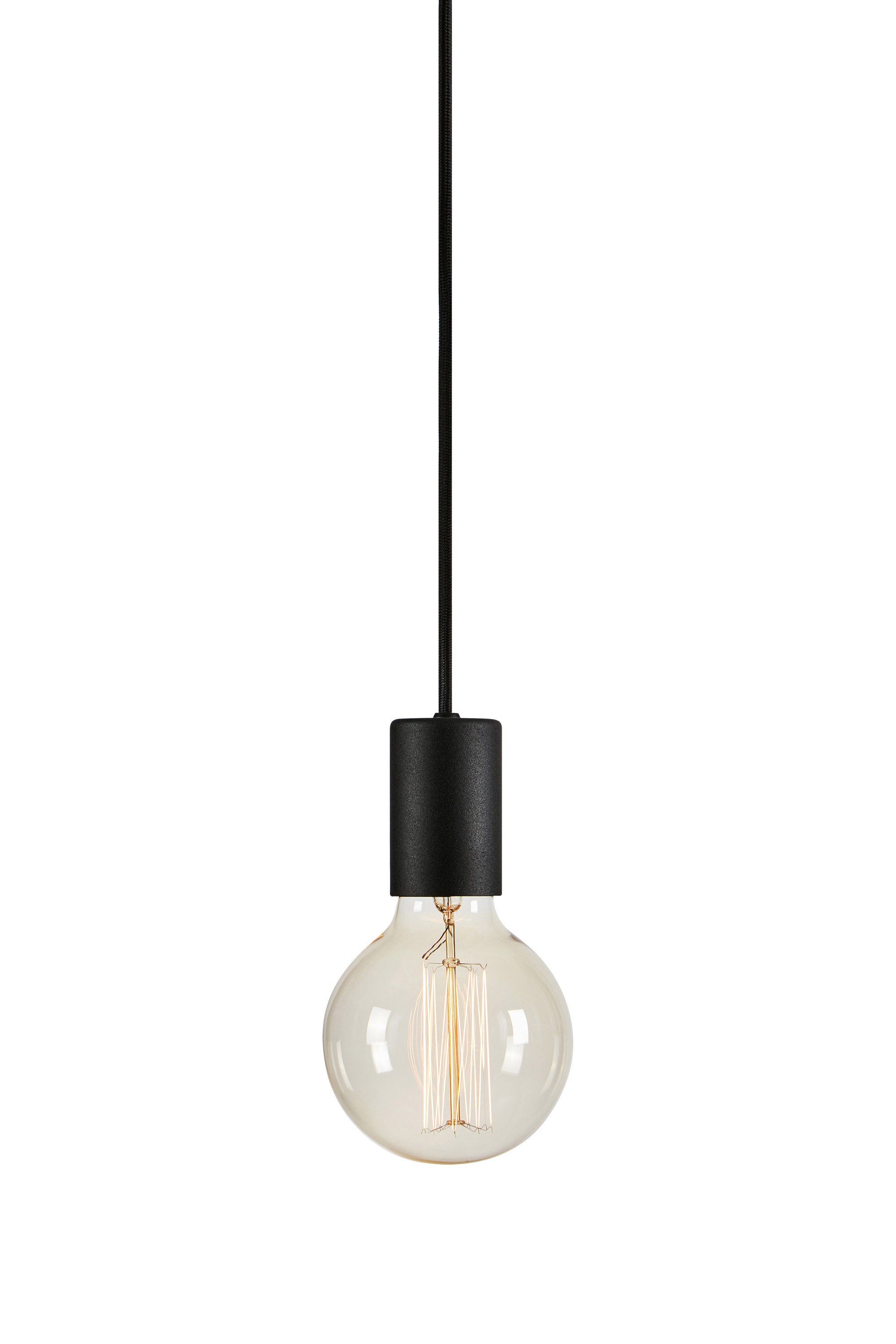 Lampadario CIELO 1L Nero Sabbiato