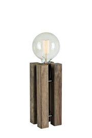 Lampada da tavolo LODGE 1L 28 cm Tinto Marrone