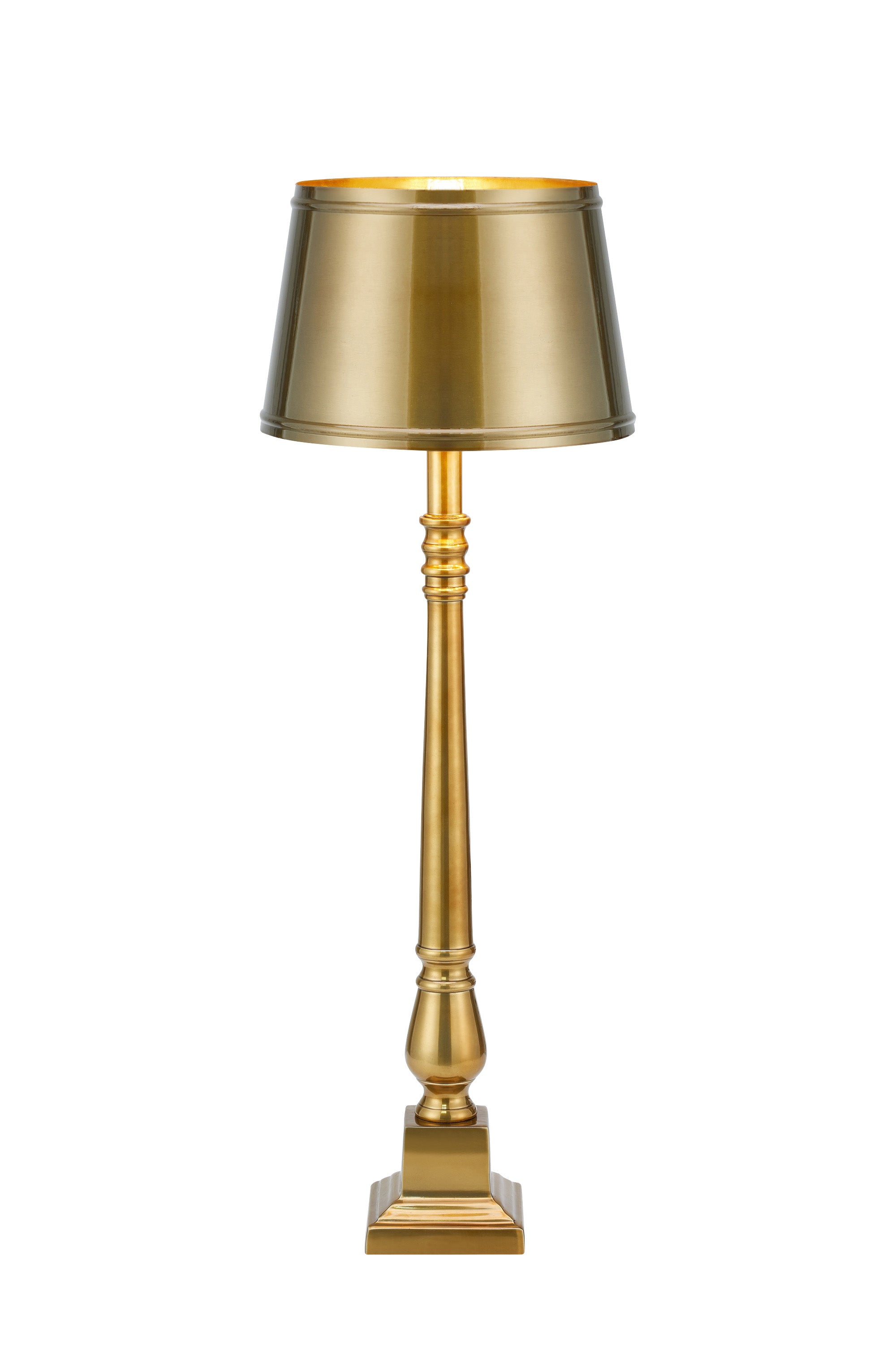 METALLO Lampada da tavolo 1L Ottone Antico