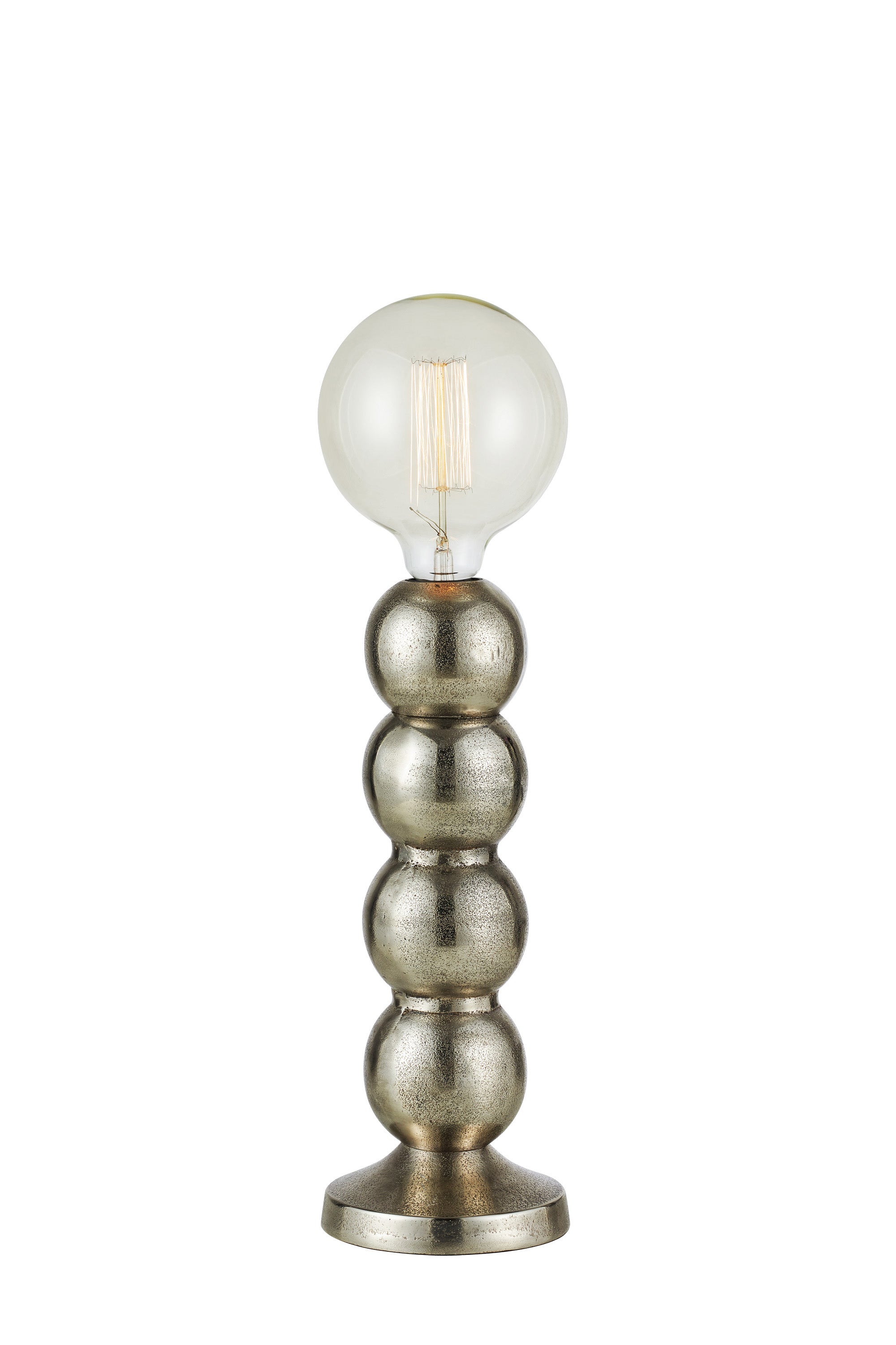 GONG Lampada da tavolo 1L Argento