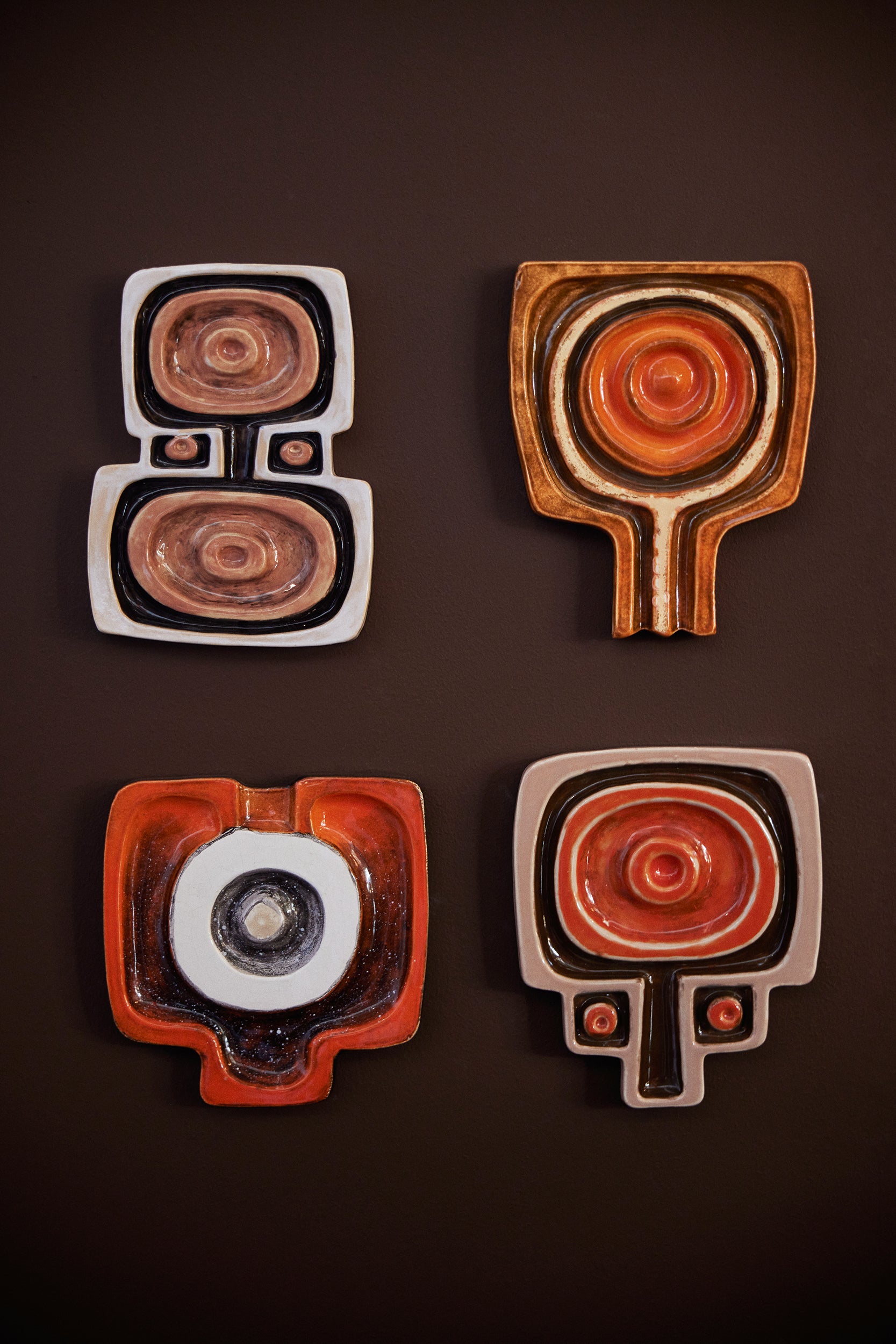 Decorazione da parete in ceramica Corsage
