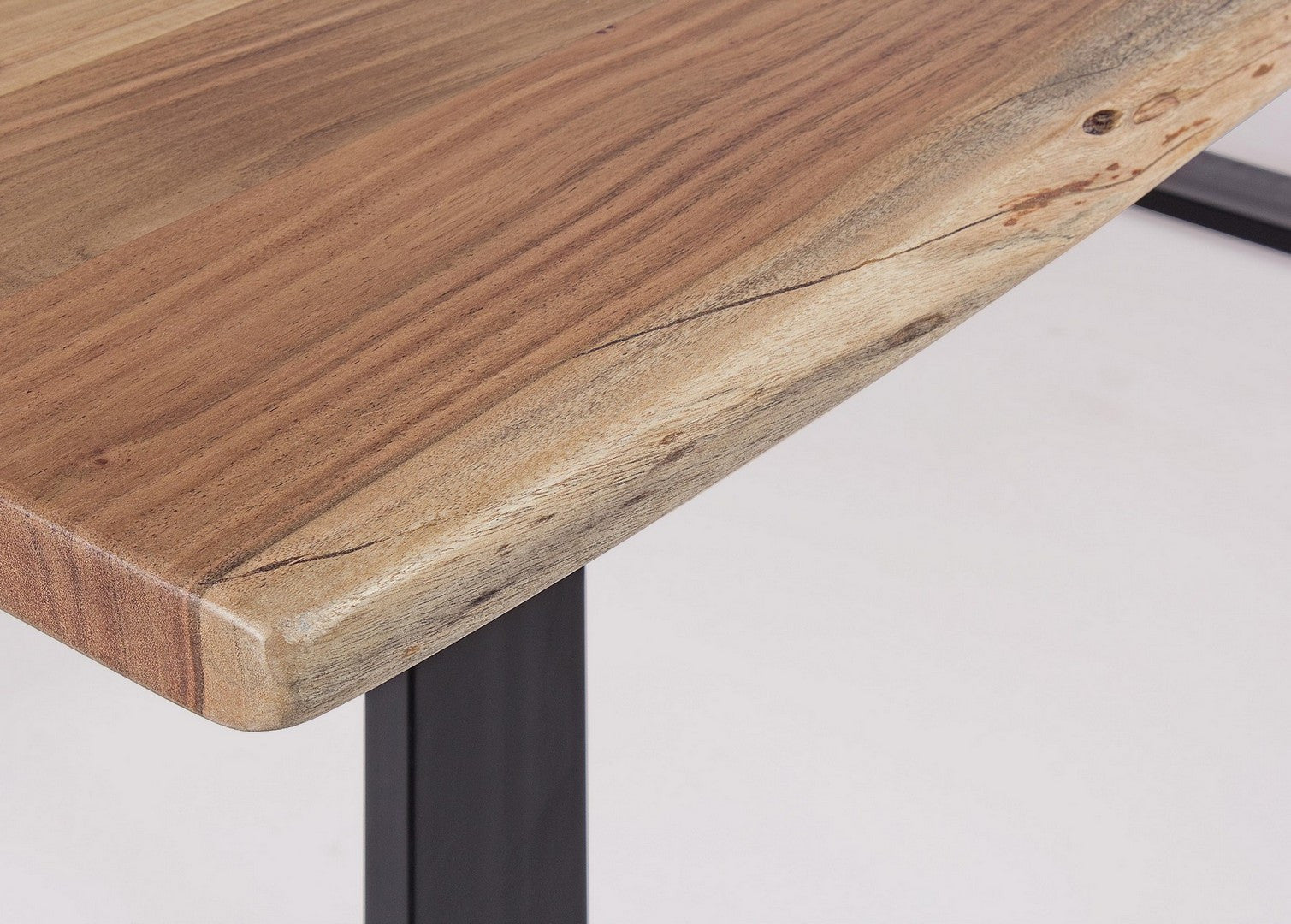 Tavolo in legno di acacia lavorato a mano 200x95 cm