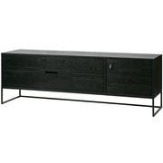 Silas mobile tv 180cm frassino spazzolato nero notte [fsc]