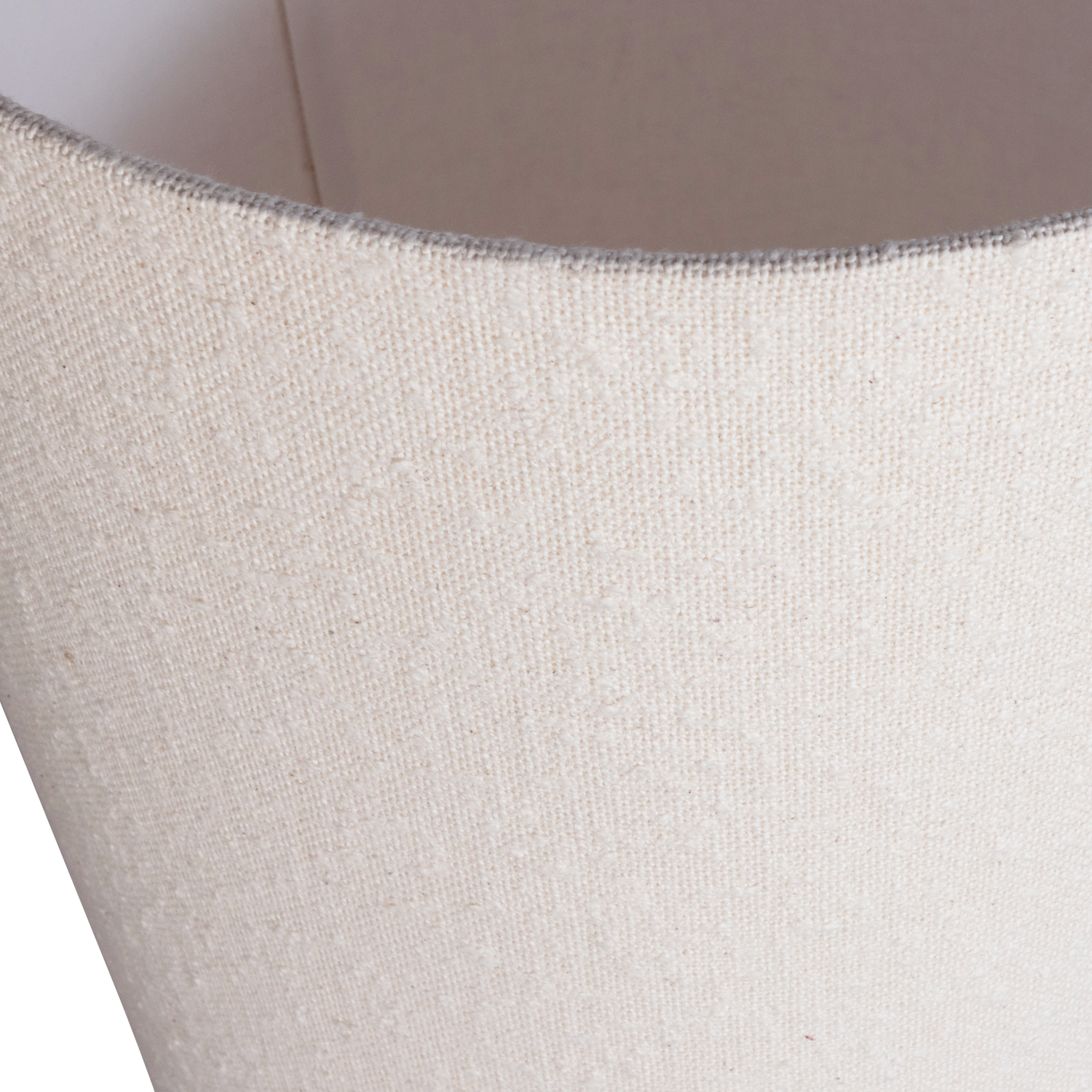 Lampada da terra loft xl metallo/bouclé naturale 187xø35cm