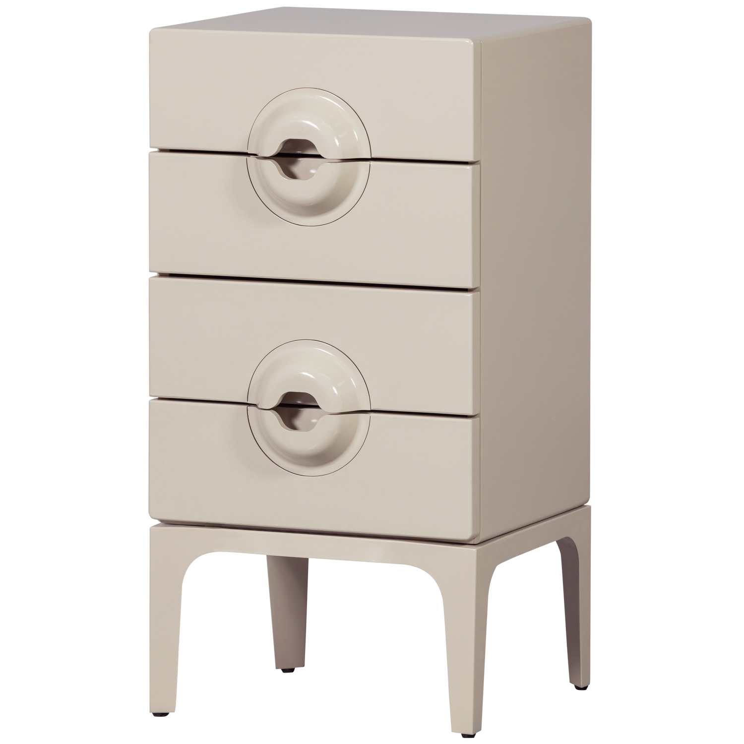 Credenza merge 4 cassetti legno greige