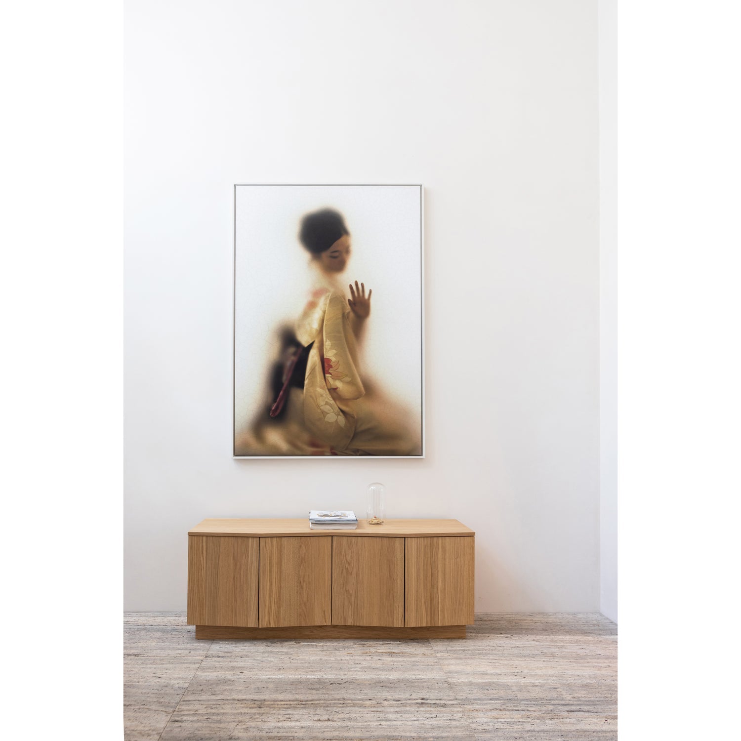 Zuma mobile tv 133cm rovere trasparente