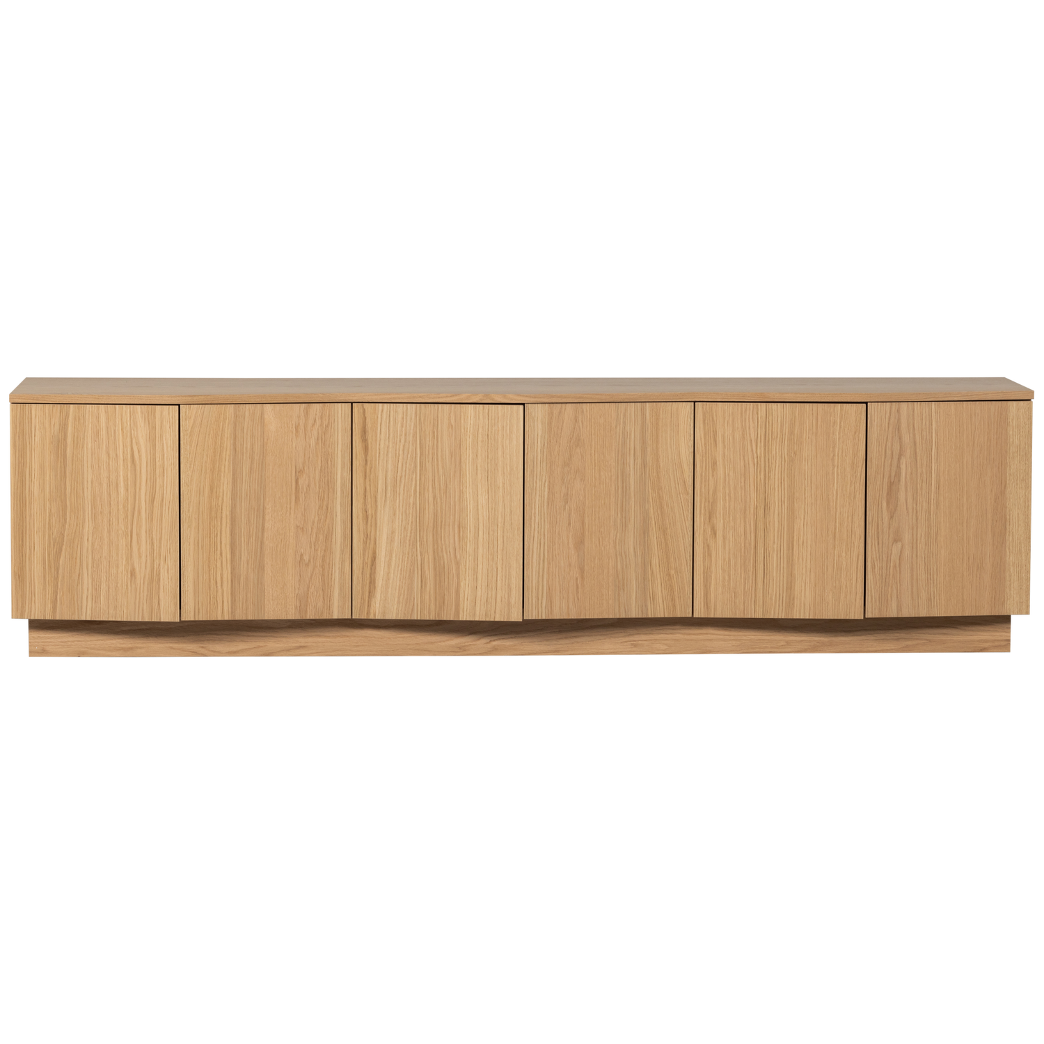 Zuma mobile tv 200cm rovere trasparente