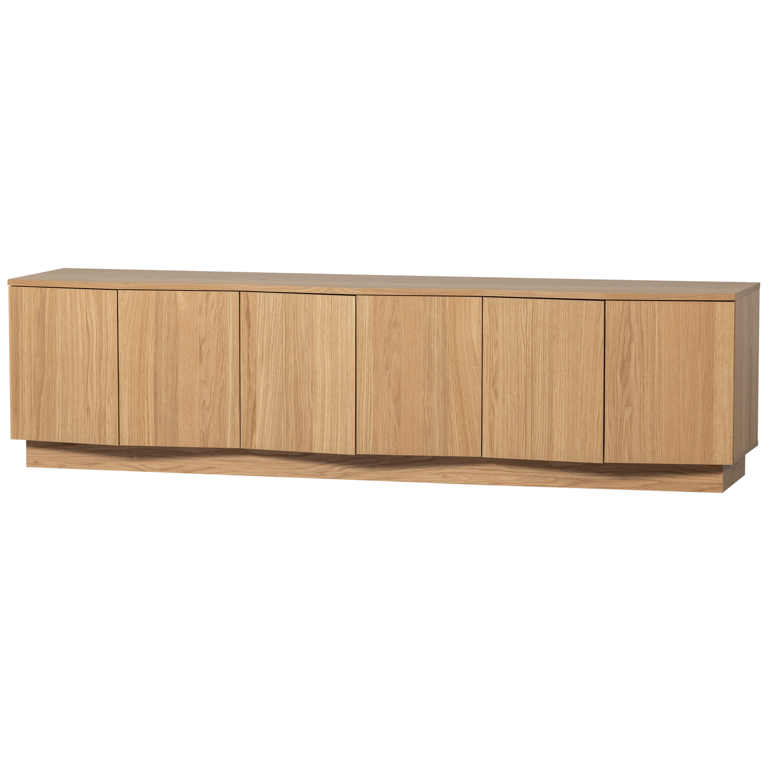 Zuma mobile tv 200cm rovere trasparente
