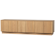 Zuma mobile tv 200cm rovere trasparente