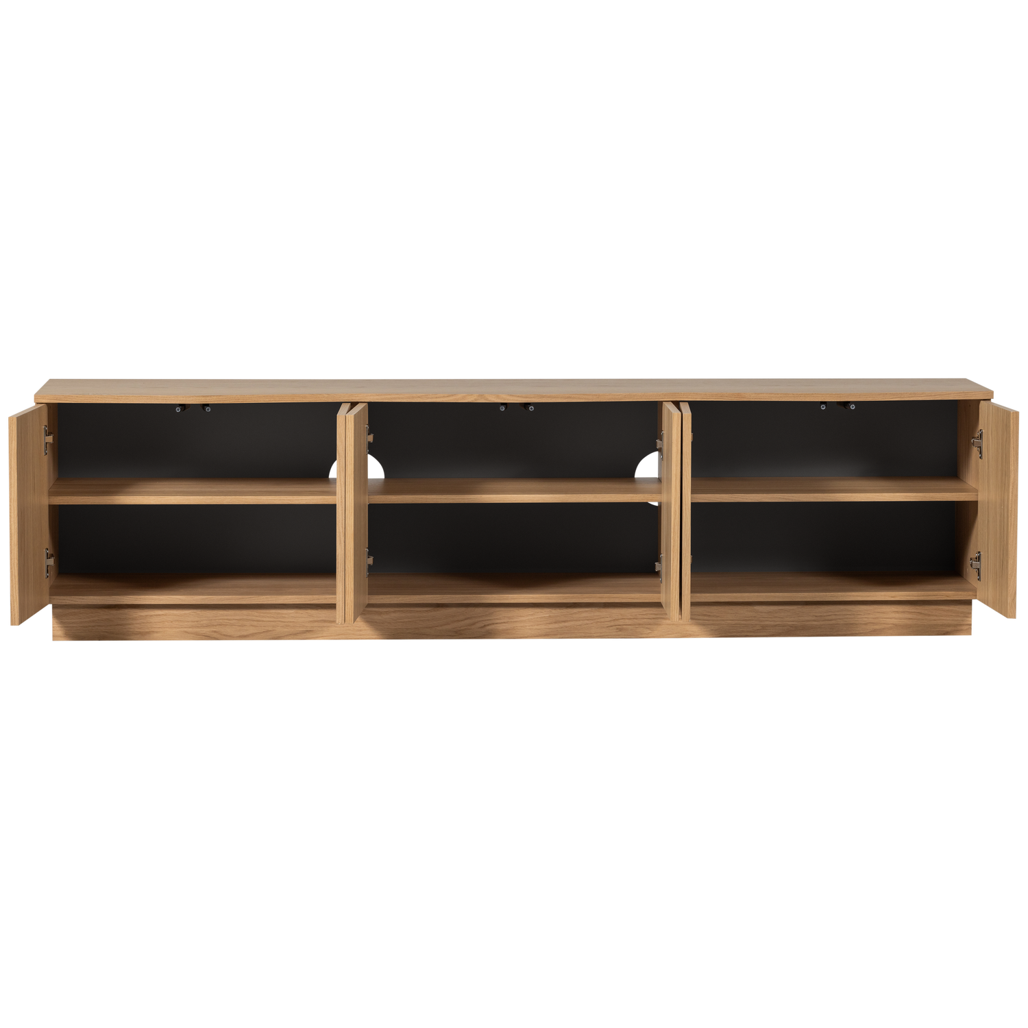 Zuma mobile tv 200cm rovere trasparente