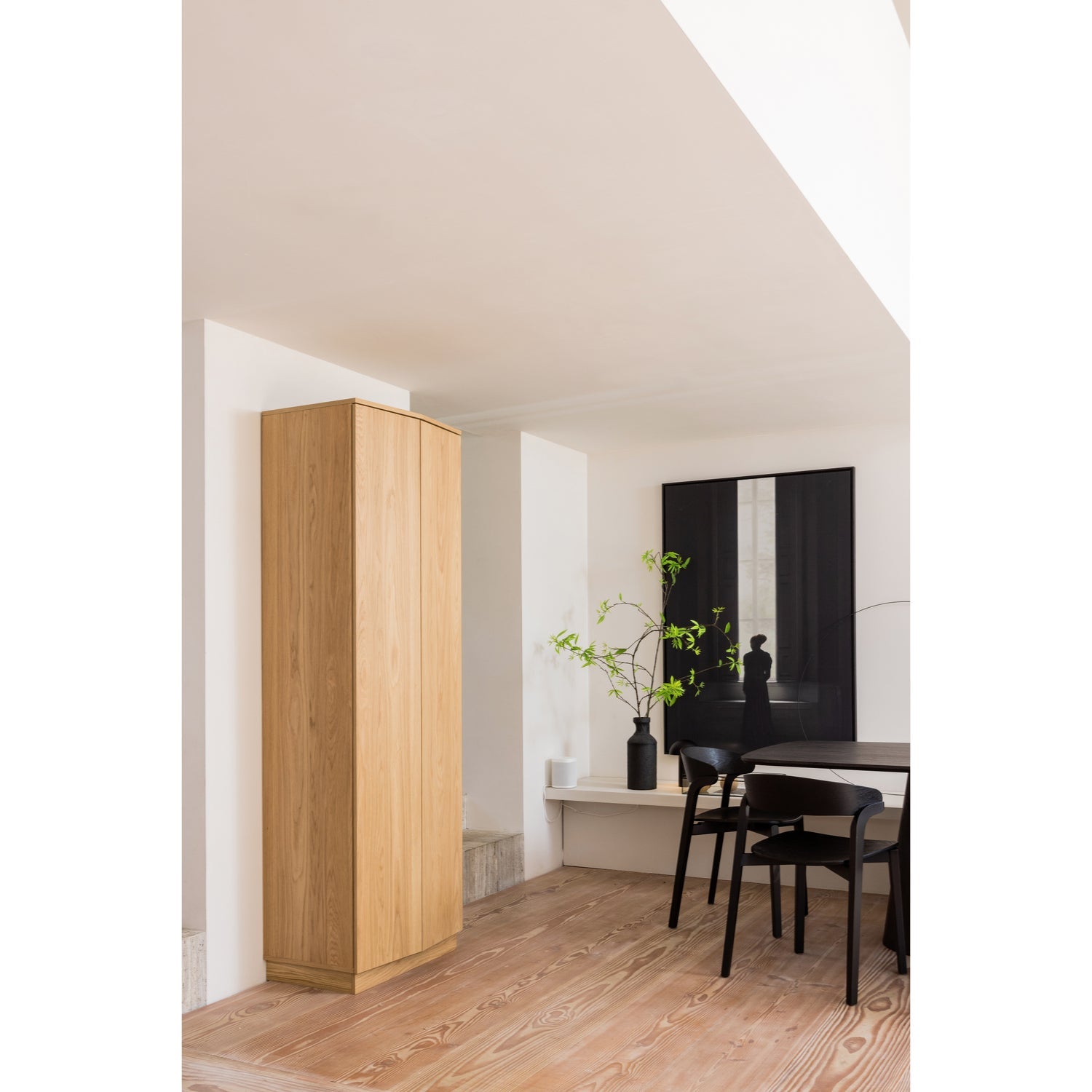 Zuma mobile alto 67cm rovere trasparente