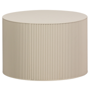 Tavolino sanne rotondo beige antico