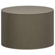 Tavolino sanne rotondo verde militare