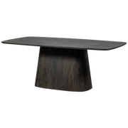 Tavolo da pranzo leah mdf marrone scuro 200x105cm