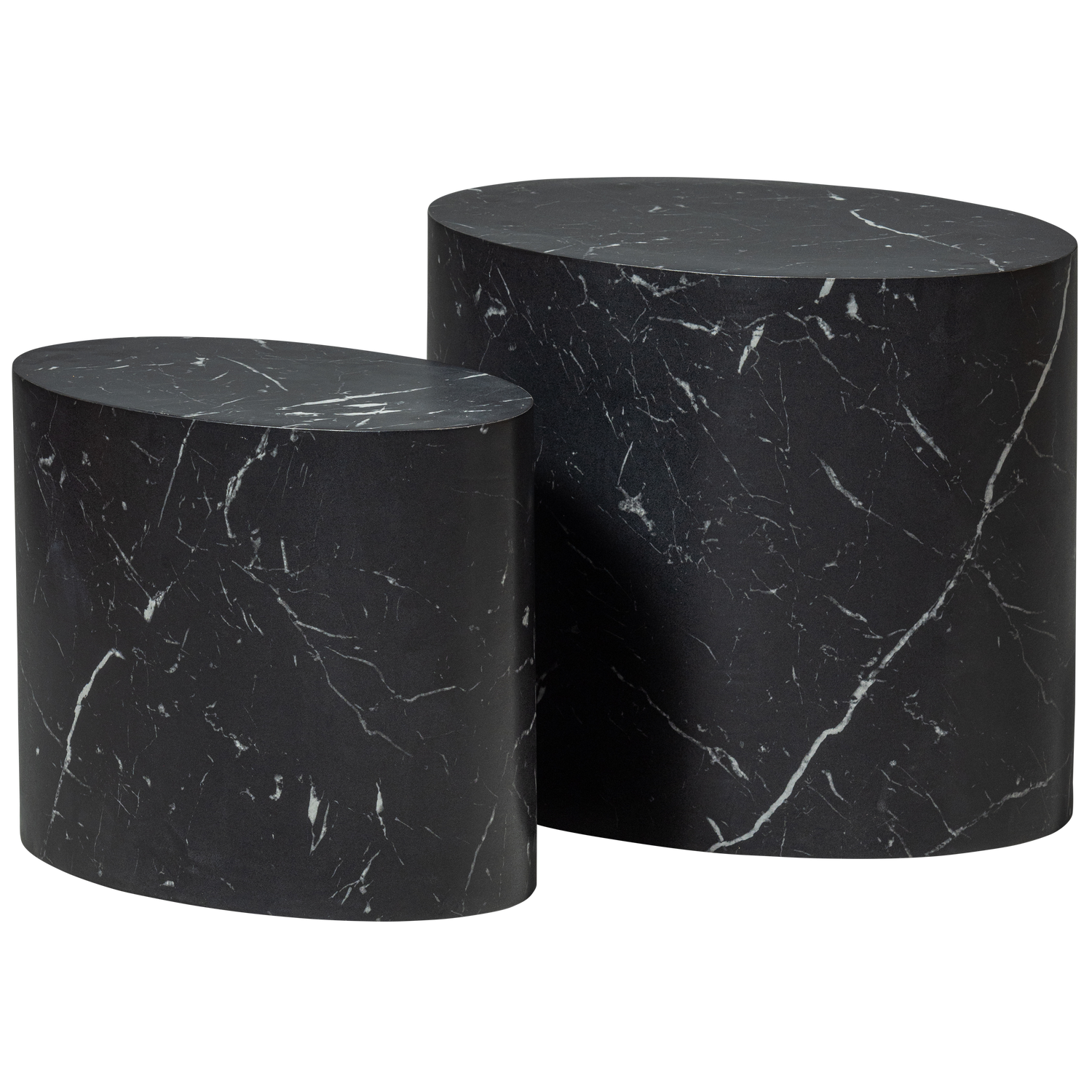 Tavolino quint mdf nero 40x48x33cm