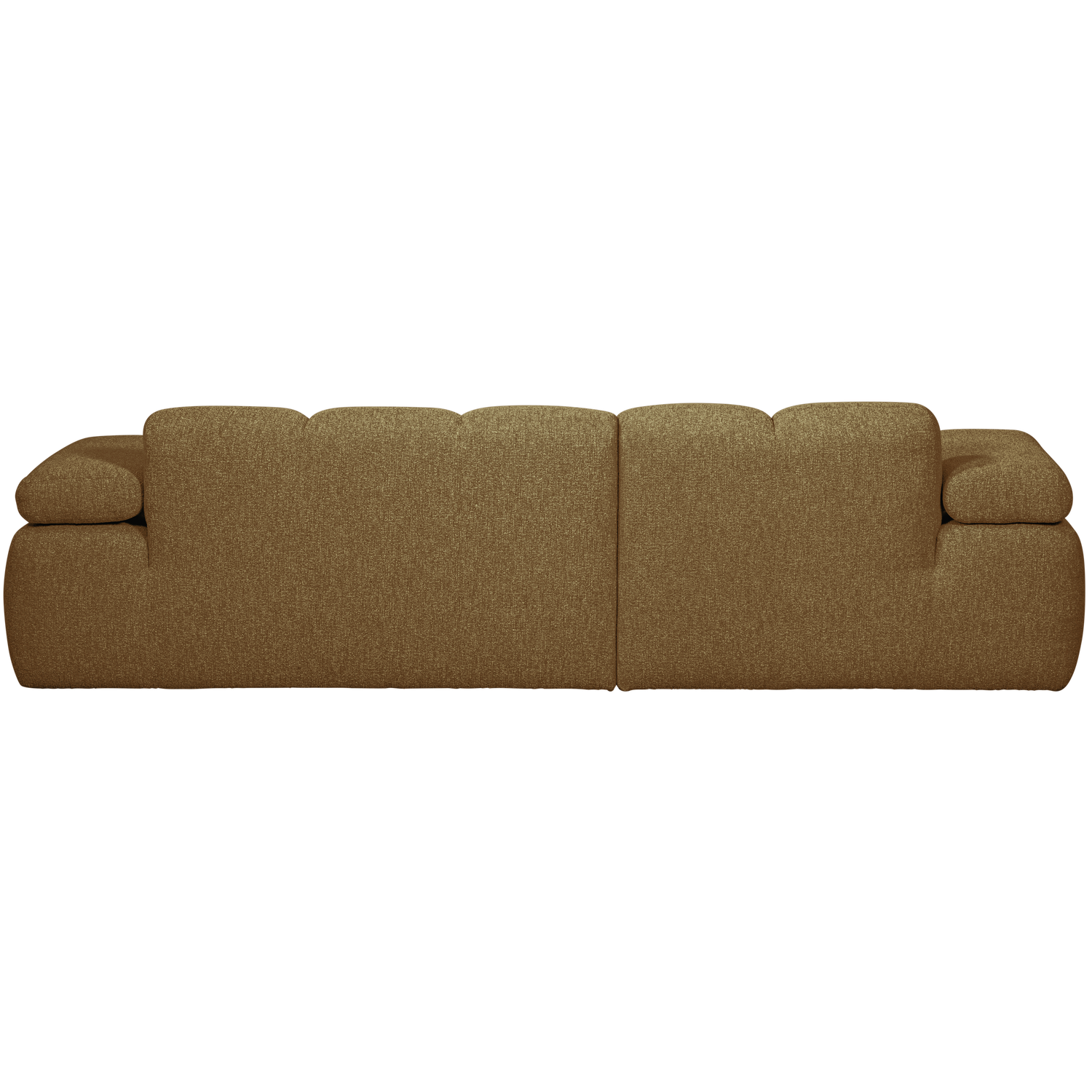 Divano mojo chaise longue sinistra bouclé giallo/marrone melange