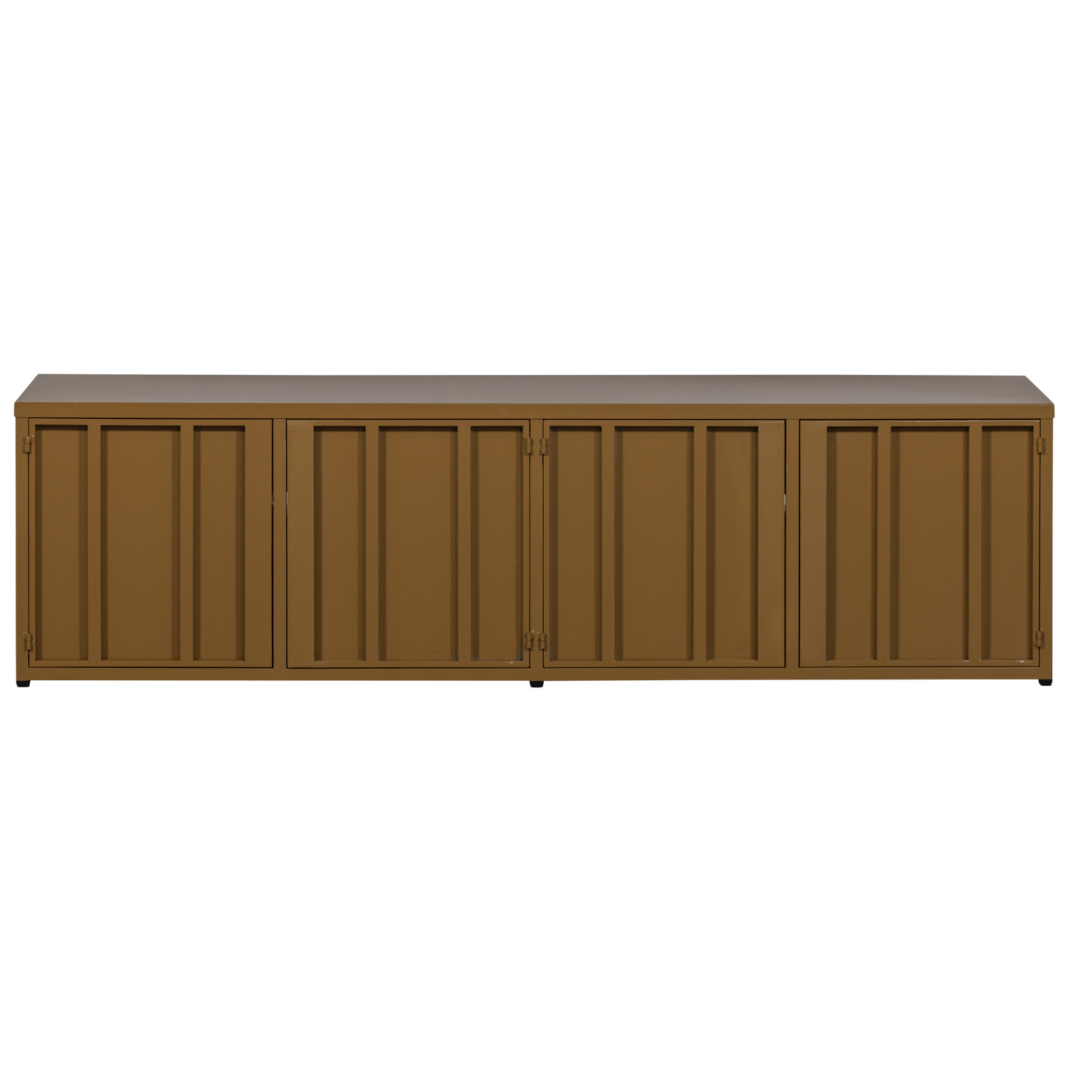 Porta tv level metallo giallo miele 44x160cm