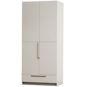 Armadio pure 2 pri spaccato pino polvere