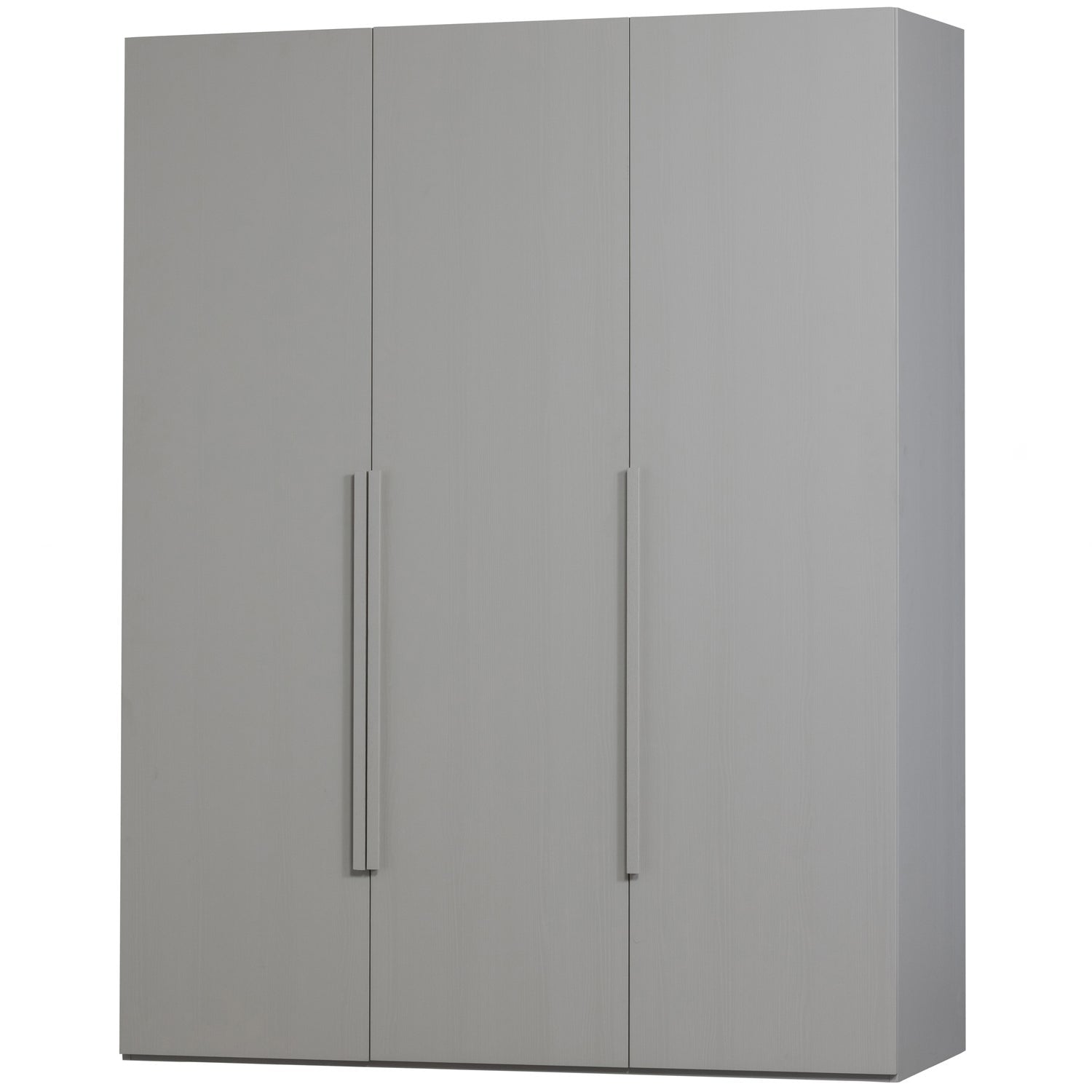 Rens armadio 3 ante maniglia lunga noce/grigio ciottolo