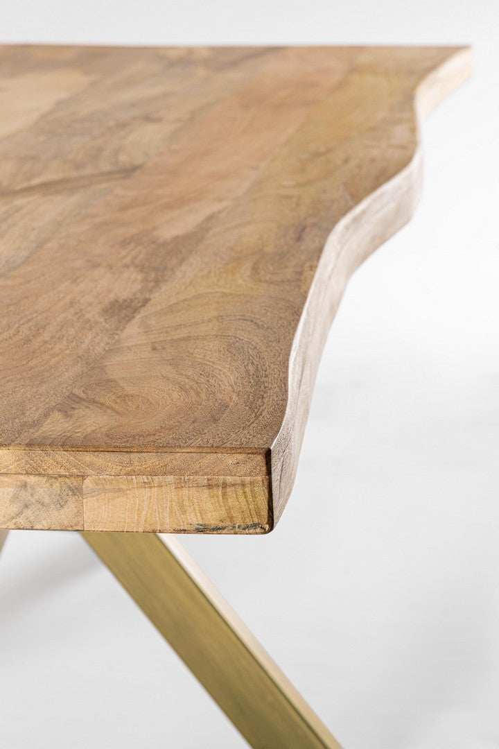 Tavolo in legno di mango lavorato a mano 220x100 cm